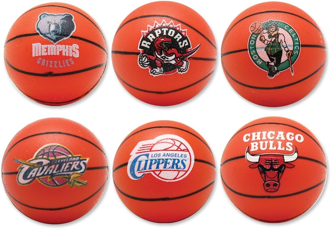 2" NBA Plastic Basketballs 30 assorted per