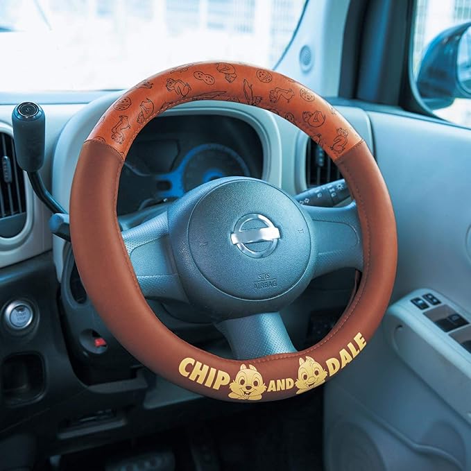 Amazon ベルメゾン ディズニー ハンドルカバー 車用 チップ デール ハンドルカバー 車 バイク