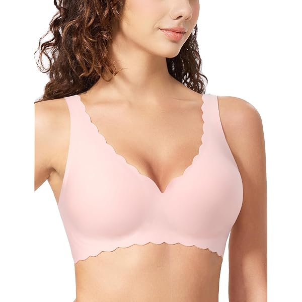 Lpmadey Non-Slip Silicone Strapless Bandeau Bra - Seamless, Wireless & Padded