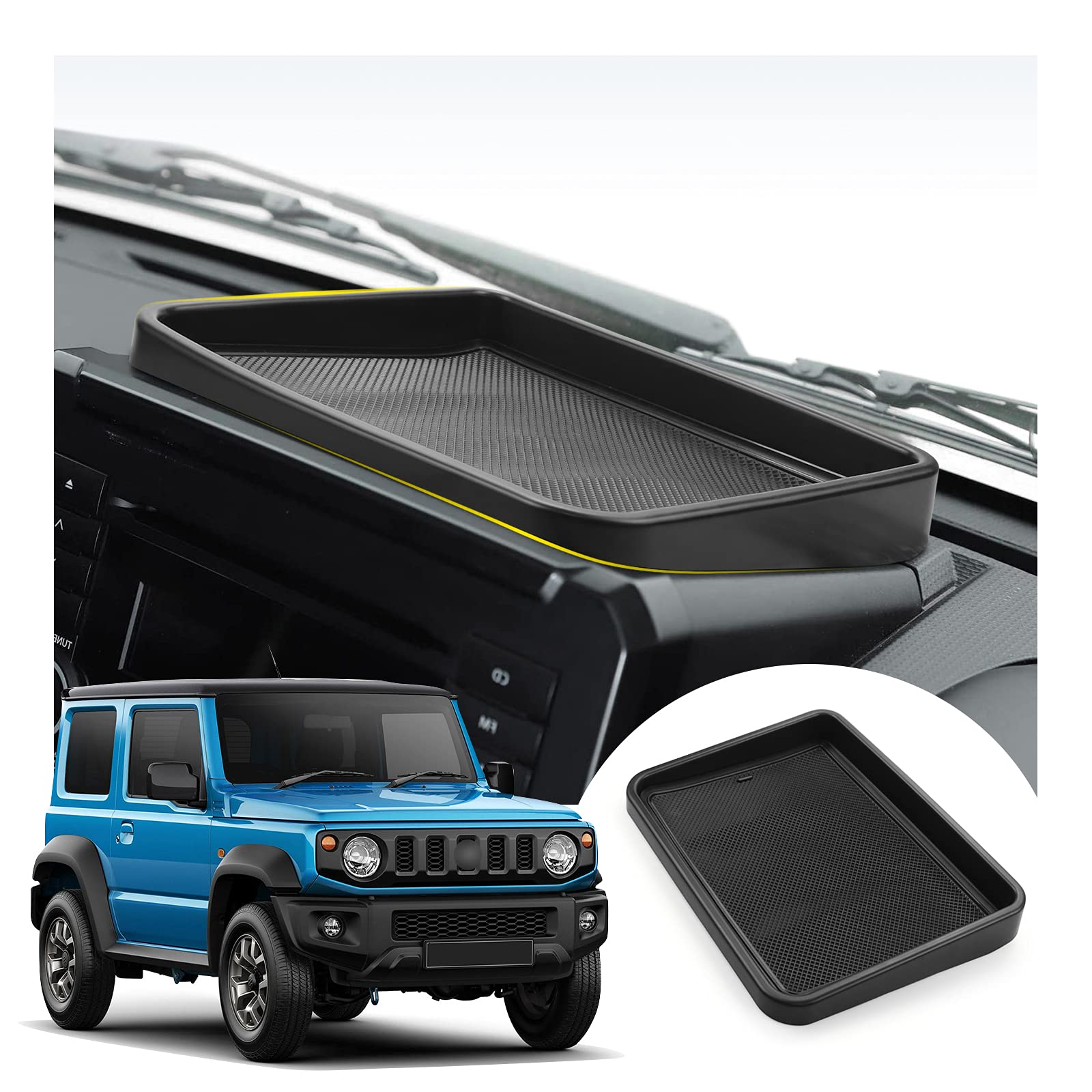 LFOTPP Jimny Sierra JB64 JB74 Car Instrument Panel Storage Box Organiser, Phone Holder, Centre Console Organiser
