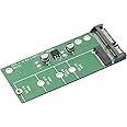 JIUWU M.2 NGFF to SATA III Adapter Card - B&M Key SSD Converter for 2.5" SATA 6Gbps Drives, Not Compatible with NVMe, Supports Windows XP/Vista & Legacy OS (Driver-Free Installation)