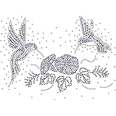 NBEADS Flower Pattern Rhinestone Iron On Hotfix, Decalcomania A Trasferimento Di Calore Adesivo Con Strass Bling Patch A Trasferimento Di Calore Applicazione Di Riparazione Per Abbigliamento