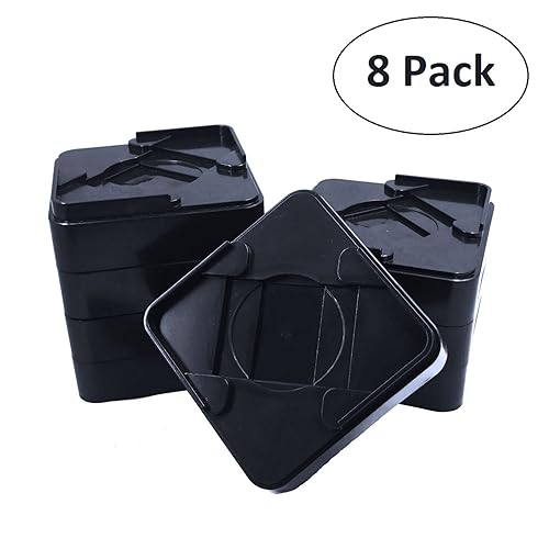 Stackable Recycled Plastic Height Adjustment Desk Riser Blocks Packs