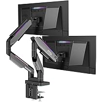 MSI MPG MT201DR RGBモニターアーム ＋おまけの保護プレート付き MSI MPG MT201DR - Premium RGB Dual Monitor Stand Arms, 17-35