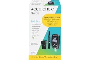Accu-Chek Guide Glucose Monitor Starter Kit for Diabetic Blood Sugar Testing: Meter, 30 Guide Test Strips, Softclix Lancing Device, and 10 Softclix Lancets