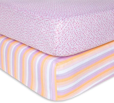 burt's bees baby fitted crib sheet