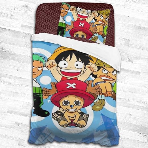 Amazon 布団カバー 2点セット Onepiece ワンピース 掛け布団カバー 枕カバー 寝具カバー セット シングル ベッド用 布団用 防ダニ ボックスシーツ 北欧 四季適用 ベッドカバー 寝具カバーセット オンライン通販