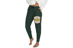 Zubaz Women's NFL Team Womens Marled Super Soft, Lightweight Jogger Pant