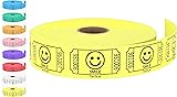 Tacticai 500 Raffle Tickets, Smile, Yellow