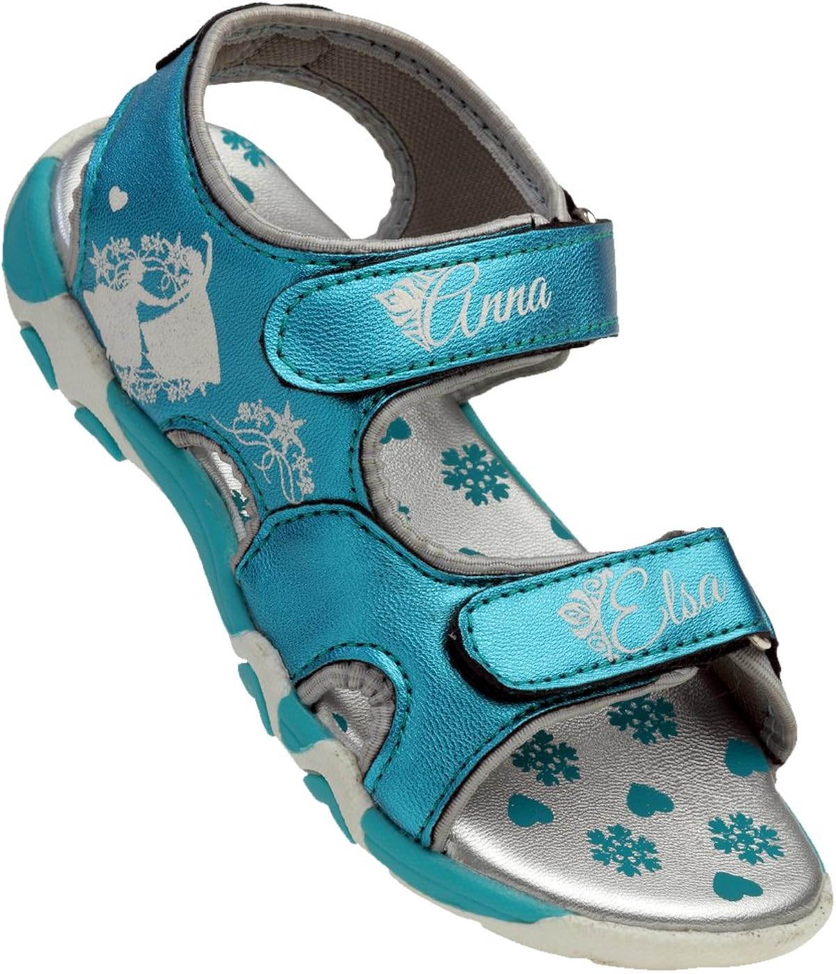 Frozen Light Blue Sandals for Girls Amazon.in Shoes & Handbags