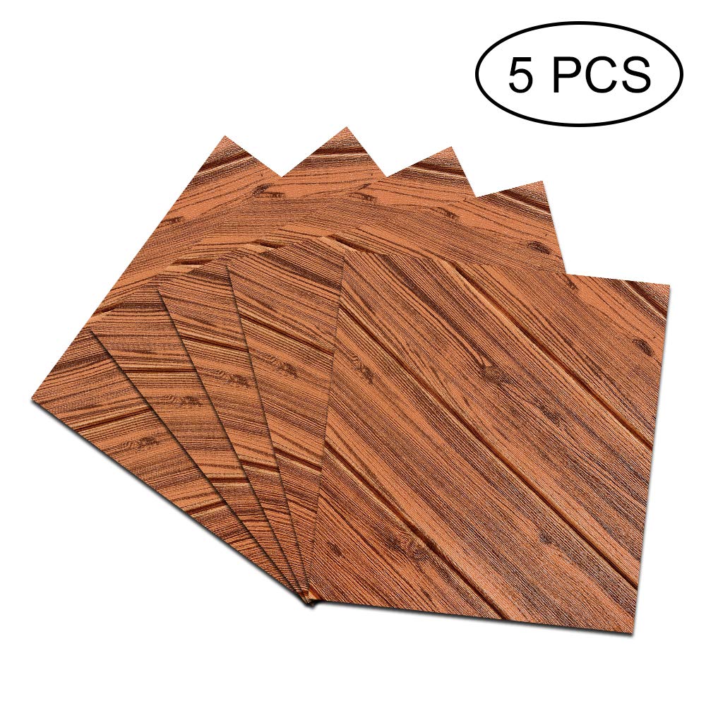Buy 3D Wall Stickers, Fome Pe Foam 3D Brick Wall Tile Easy Self-Adhesive  Design Wall Paper Wood Decorative Foam Wall Panels Peel And Stick For  Kitchen/Bathroom/Living Room/Bedroom Decor 30.3X27.6 Inch Online At