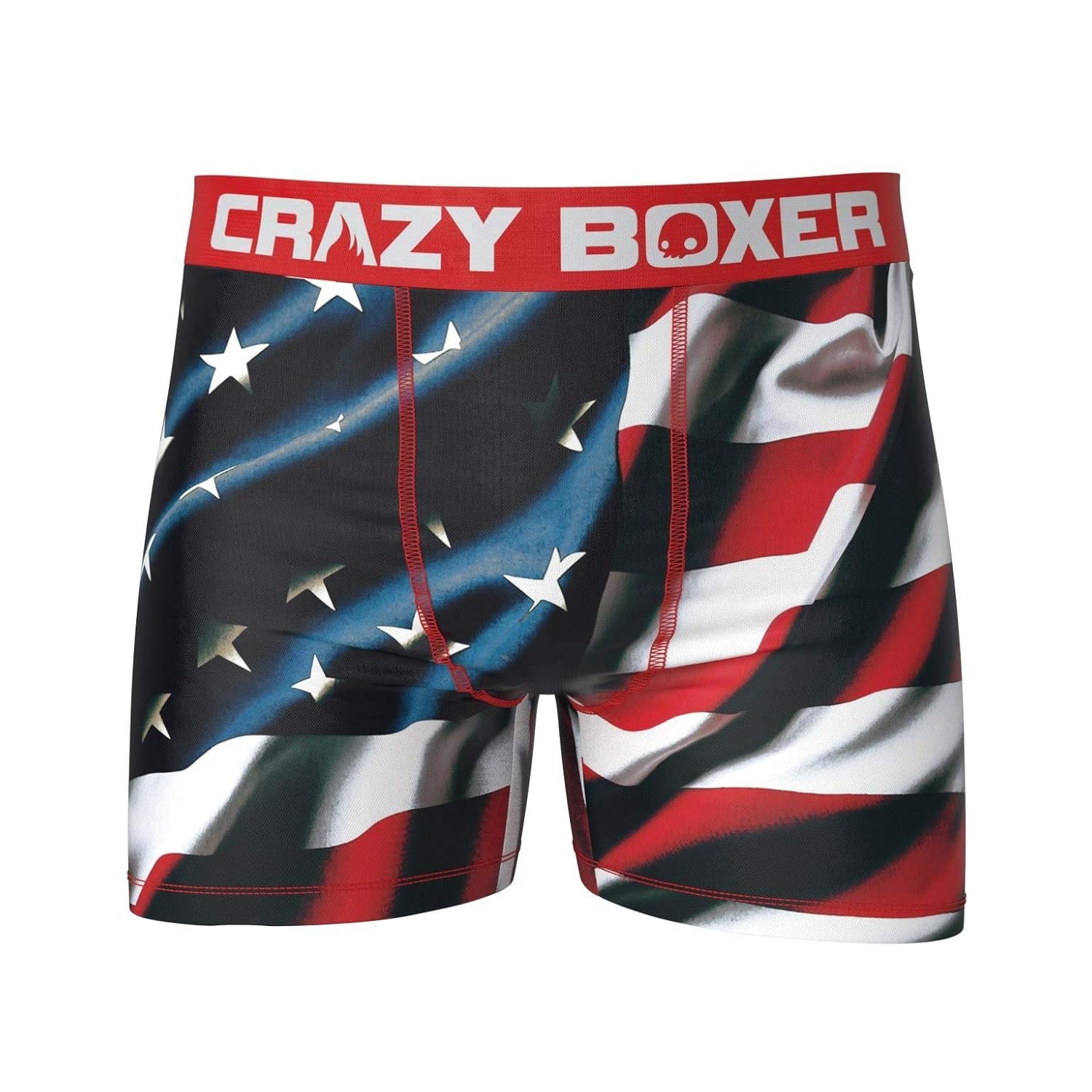 Buy American Flag Patriotic Men's Underwear Boxer Briefs (XLarge) Red