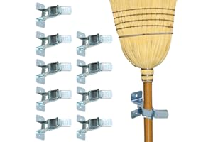 HARRIER HARDWARE Harrier 10-Pack Wall-Mount Spring Clamps for Tools, Rakes and Brooms