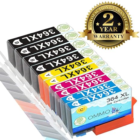 10 Druckerpatrone 364XL HP-364 Kompatibel mit HP OfficeJet 4620 4622 Photosmart 6520 5510 7510 5524 6510 5515 5520 C5380 Desk