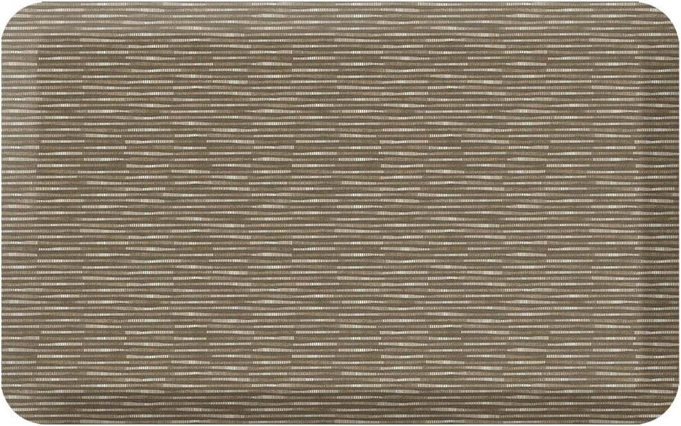 Standing Comfort Anti Fatigue Mat: Foam Ergonomic Standing Floor Mat - Non Slip Cushioned Kitchen Mat - Anti-Fatigue Standing Desk Pad - Durable & Stain Resistant Top - 20" x 32" - Bamboo Weave Taupe