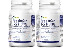 Allbe Probiotics for Men & Womens - 100 Billion CFU with 11 Strains, Lactobacillus, Acidophilus and L. Gasseri - Support Gut 