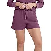 Hanes Womens Originals Garment Dyed Shorts, Fleece Shorts for Women, Sweat Shorts, 3"