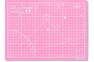 Elan Cutting Mat A4 Pink and Purple, 5-Ply Craft Mat, Self Healing Cutting Mat 30x22 CM, Craft Cutting Board, Art Mat, Imperial Sewing Mat, Quilting Mat, Hobby Mat, for Sewing, Quilting supplies