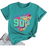 qdl 80s Shirts for Women - Girls Just Wanna Have Fun Retro 1980s Party Short Sleeve Tee Top