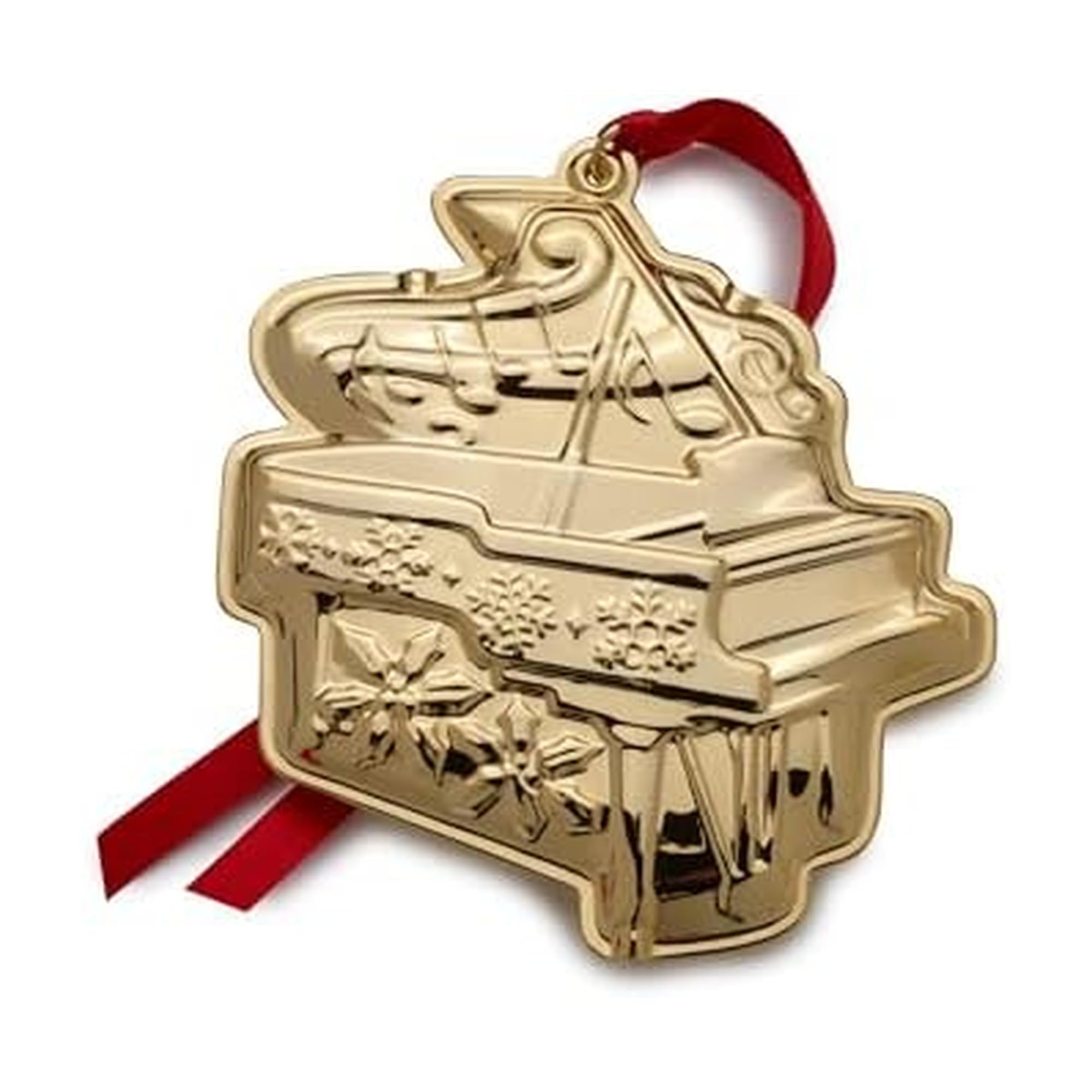 Wallace 2025 Gold Plated Musical Instrument Ornament - Piano 4th Edition Image