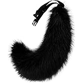 SMILETERNITY Fluffy Faux Fur Wolf Fox Tail Halloween Party Cosplay Costume