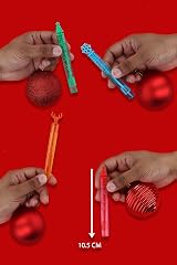 Henbrandt 12 x Mini Christmas Bubble Tubes with Wand 4ml Bubbles view 4