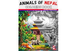 Animals of Nepal: Coloring Book