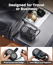 ORICO Travel Power Strip, 3.7FT Portable Power