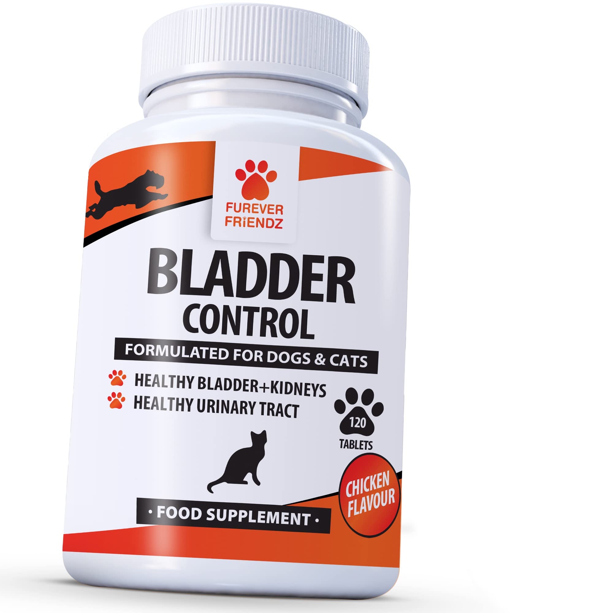 Bladder & Kidney Support Supplement for Dogs & Cats - 120 Tablets - Helps with Good Urinary Tract Health - With Cranberry & D-Mannose • Furever Friendz