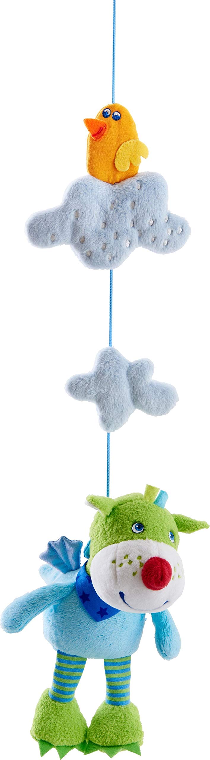 HABA 303882 Plush Toy Dragon Multi-Colour Polyester Boy/Girl 80mm 58g