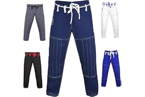 ZAFCO SPORTS Zafco Fightwear Men's Brazilian Jiu Jitsu Gi Pants 10oz Ripstop MMA Grappling Kimono