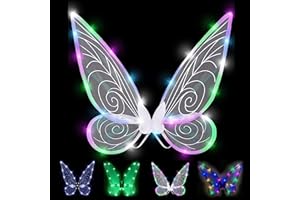 ZEXILILA Fairy Wing,Butterfly Fairy Halloween Costume Angel Wings,Halloween Costume Sparkle Angel Wings Dress Up Party Favor