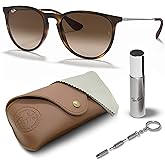 Ray-Ban RB4171F ERIKA COLOR MIX Phantos Shaped Sunglasses for Men & Women with Official RAYBAN Eyewear Kit