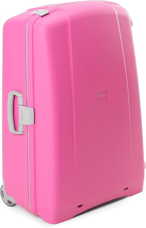 samsonite pink suitcase