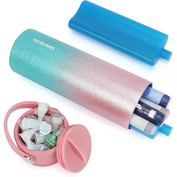 Nevera Medicamentos Portatil Leng Ke Paquetes De Hielo Aprobados Por La TSA, 2 Unidades Caja Isotermica