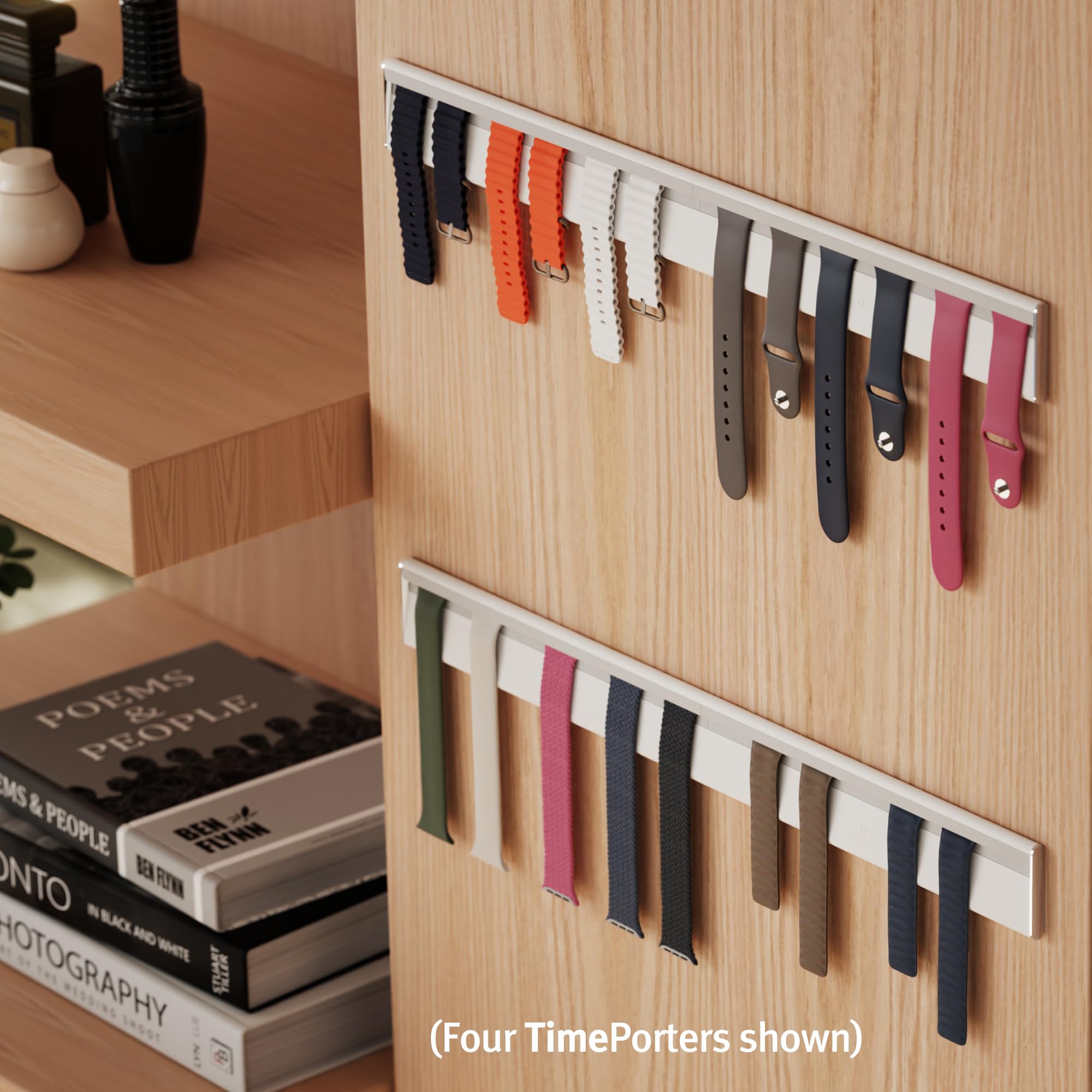 Twelve South Twelve South TimePorter Watch Strap Organiser - Compatible with Apple Watch Bands, Display & Wall Organiser, Fits All Brands, Watch Strap Storage Rack for Smart Watch