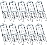 GMY G9 Halogen Light Bulbs 40W 230V 2700K Warm White Dimmable 10 Pack