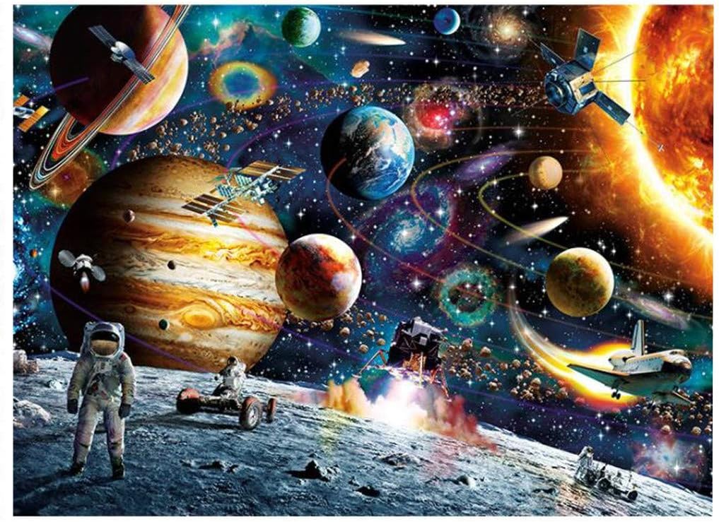 Sunpark 1000 Pieces Puzzles for Adults, Educational Gift Puzzle Toy Landscape Puzzle Pattern for Adult Children's Kids, Intellectual Game Toys - Space Roaming