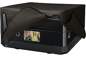 kwmobile Dust Cover Compatible with Epson Expression Premium XP-7100 - Printer Case - Fabric Protector Cover - Dark Grey