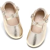 Flaryzone Toddler/Little Girls' Ballerina Flat Mary Jane Princess Dress Shoes - Wedding School Party