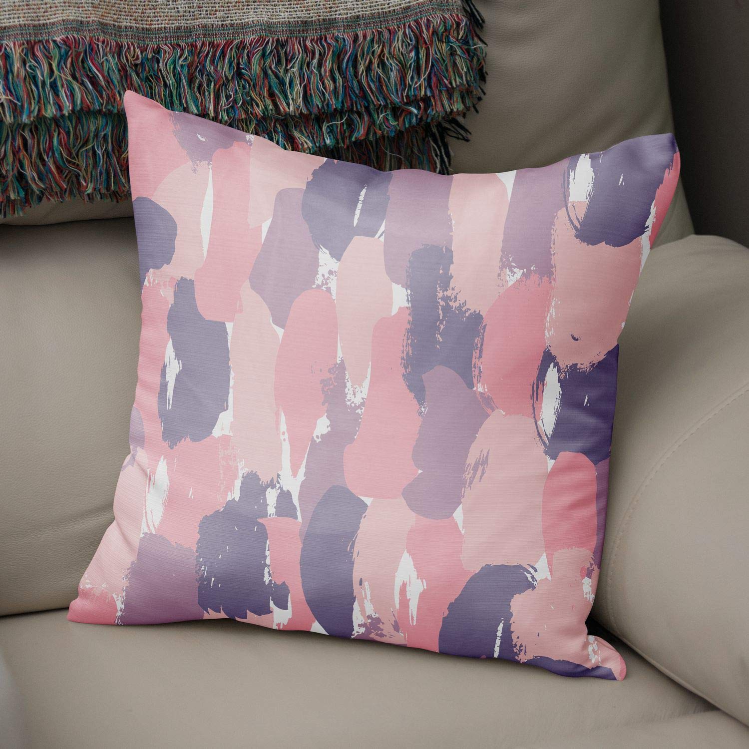 Bonamaison Decorative Cushion Cover, Polycotton, Multicolor, Standard