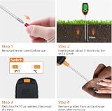 Mcbazel 4-in-1 Soil Meter PH Temperature Moisture Light Gardening Tool view 3