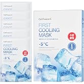 Cell Fusion C Post Alpha First Cooling Sheet Mask 5EA, Hydrating, Cooling and De-puffing, Glacial Water &amp; Panthenol, Korean Skin Care