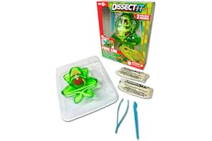 Top Secret Toys Dissect It: Frog Lab - STEM Toy - Synthetic Dissection Kit - Realistic and Safe, Kid Friendly!, Green