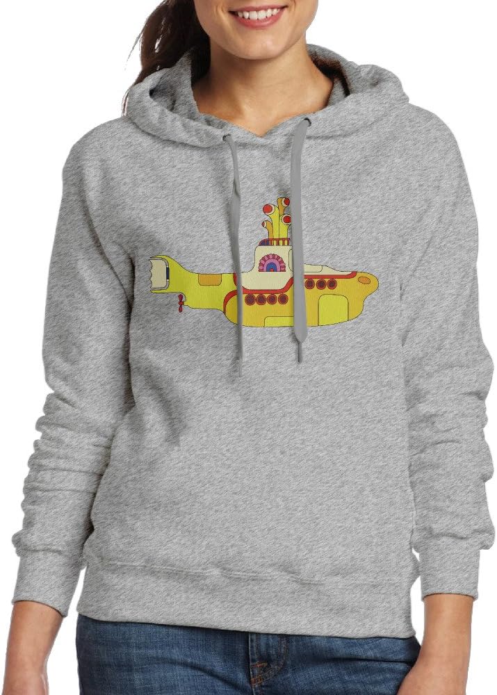 LOVEGIFTTO LADY Womens The Beatles LEGO Yellow Submarine Hoodie Sweatshirts