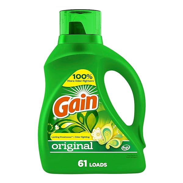 GAIN + AROMA BOOST LIQUID LAUNDRY DETERGENT, ORIGINAL...