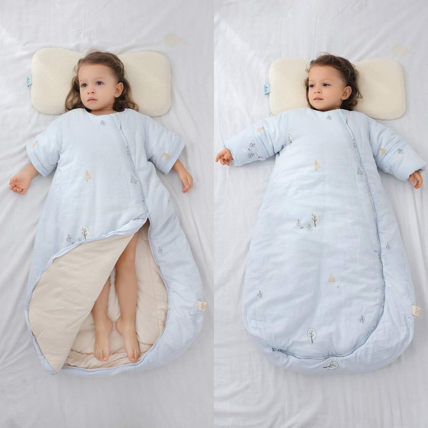 baby sleeping bag with arms 3.5 tog