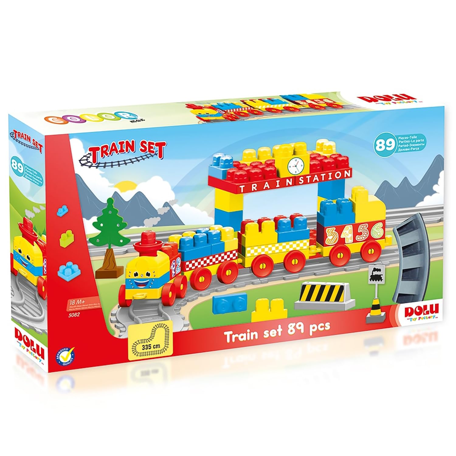 Dolu - Train Set, 89 Pieces (5082)