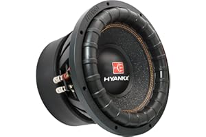 H YANKA BSP-15-4 15 Inch Subwoofer – 3000W Max Power, 3" Dual Voice Coil, 4 Ohm, Car Audio Subwoofer, Black Aluminum Basket, Paper Cone, Deep Bass for Cars