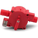 Flow-Rite Livewell Control Valve System 1 (V1) &ndash; Open/Close Water Flow Valve with 3/4" Barbed Hose Fittings for Boats